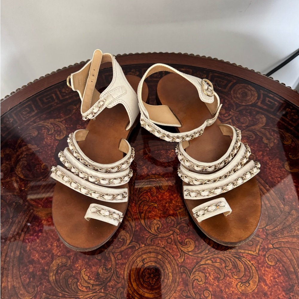 Chanel sandals, size 38.5